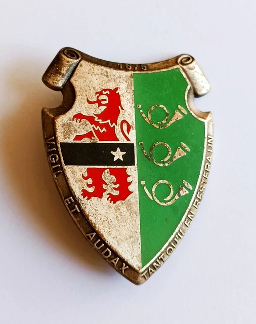 ORIGINAL- ANCIEN ECU BLASON pour insigne CUIRASSE GENDARMERIE 7