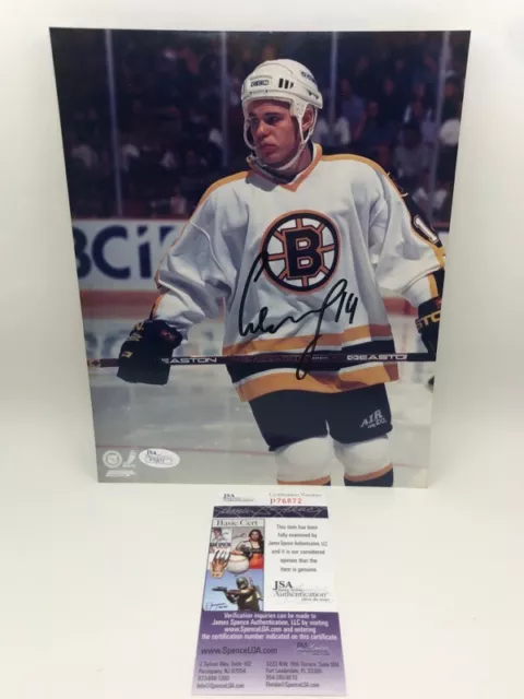 Sergei Samsonov Boston Bruins Autographed Photo 8X10 Jsa Coa