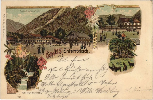 CPA AK Greeting from BURROTTACH LITHO GERMANY (157089)
