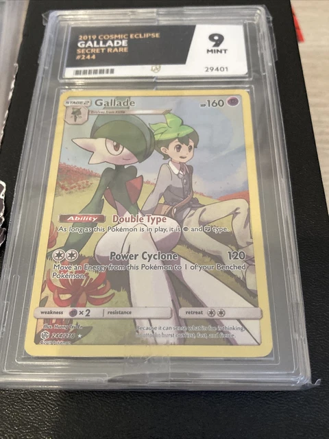 Gallade 244/236 Holo Cosmic Eclipse Ace Grading 9 Like PSA