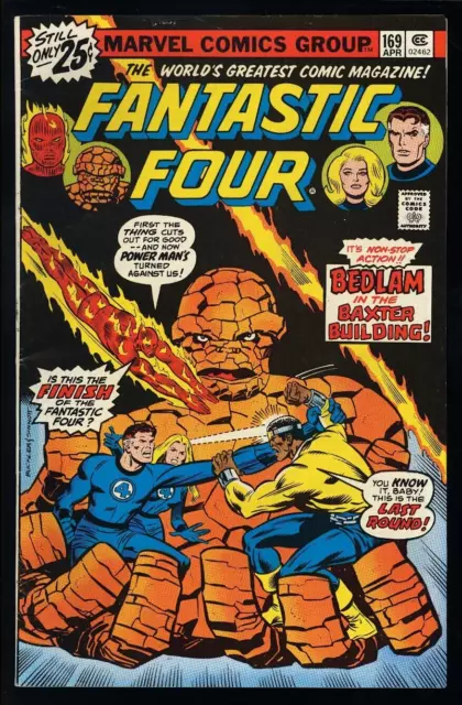 Fantastic Four #169 Marvel 1976 (FN/VF) Luke Cage Appearance! L@@K!