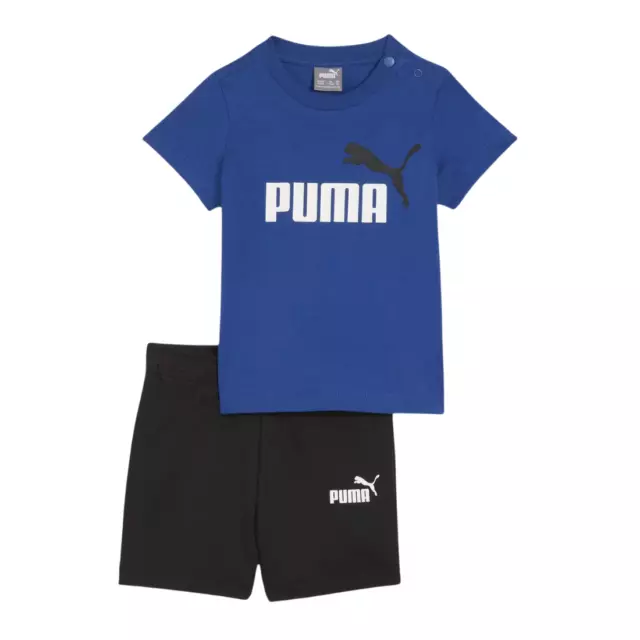 Puma Minicats Logo Baby Boy Infant Toddler Graphic Set Cobalt Blaze 845839-18