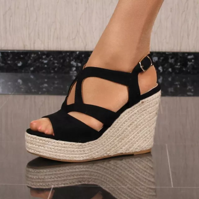 Sandali hotsell zeppa platform