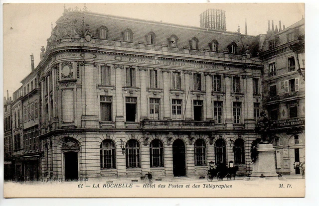 Thème LA POSTE - Bureau de Poste - CPA 17 - LA ROCHELLE -  la poste 4