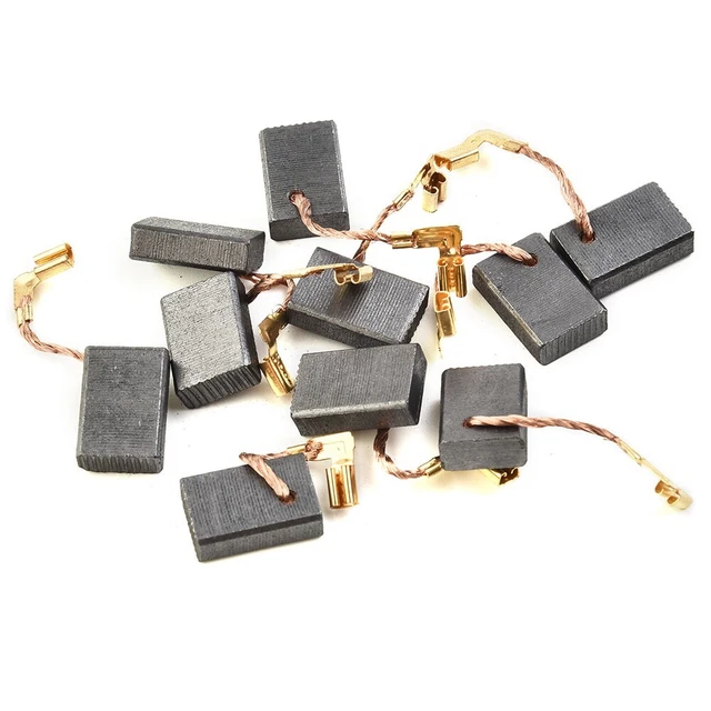 KIT DE REMPLACEMENT Brosses En Carbone Pour Moteur De Meuleuse D'angle 15 Mm X 8 EUR 5,52