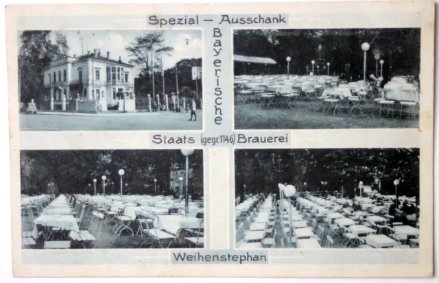 36620 Postkarte DRESDEN Spezial-Ausschank Weihenstephan Alt-Bayern am Bahnhof
