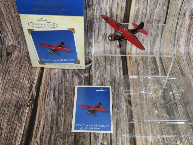 2003 Hallmark Keepsake Ornament “1936 Stinson SR Reliant” Sky's The Limit #7