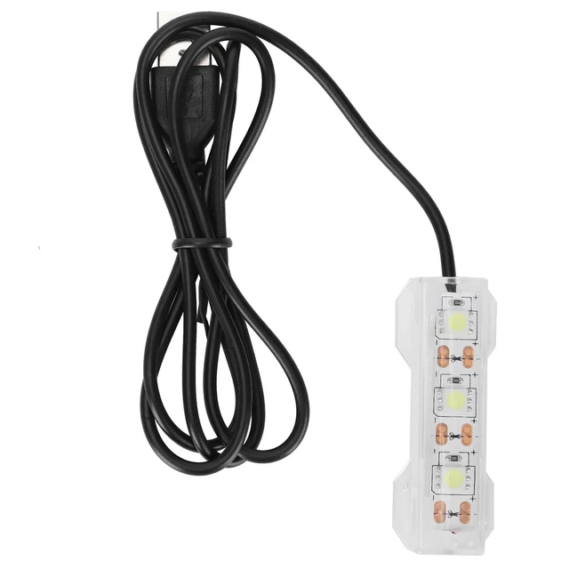 Small Aquarium Water Plant Light Desktop Fish Tank Mini Decoration Soft LED Hgf
