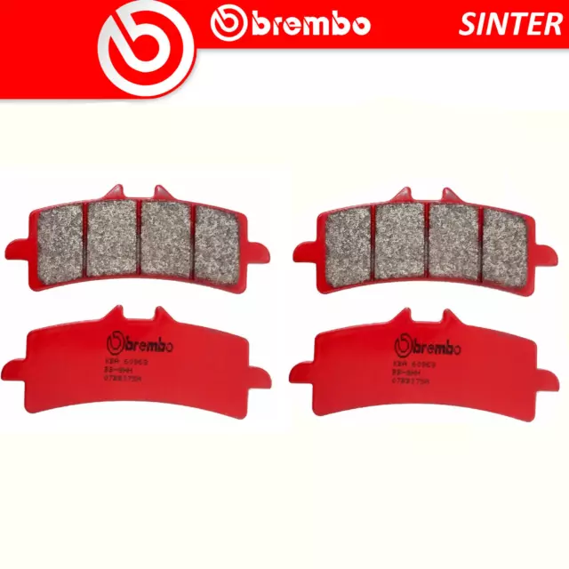 Plaquettes Frein BREMBO Sinter Avant pour Mv Agusta F4 1000 312R 998 2008>2009