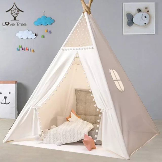 Kids Play Tents Kids Boho Teepee Tent for Girls & Boys Indoor Tent Playhouse UK