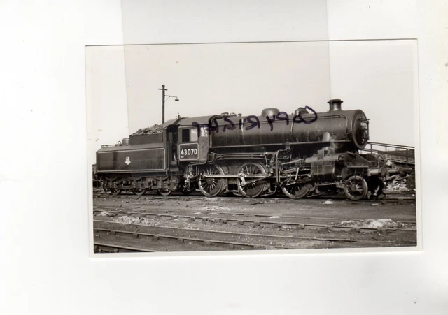 RAIL PHOTO LMS MR 260 4F 43070 Tyne Dock shed Northumberland LNER NER £ ...