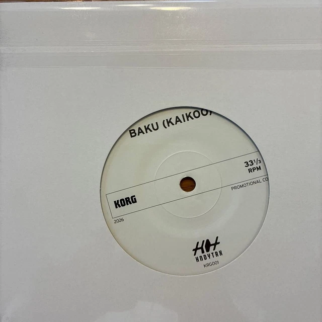 BAKU DJ KEN-ONE Scratch Tool for KORG New Limited 7inch Record