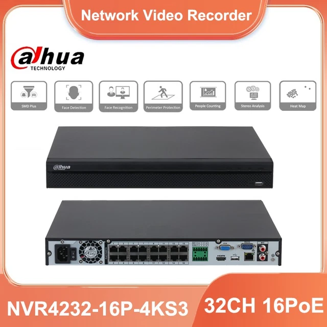 Enregistreur Vidéo de Réseau Dahua NVR4232-4KS3