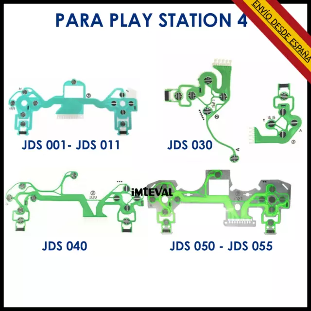 Cable Flex Mando Sony Ps4 Jds-055 Jdm-050 Playstation 4 Ribbon Botones Conductor