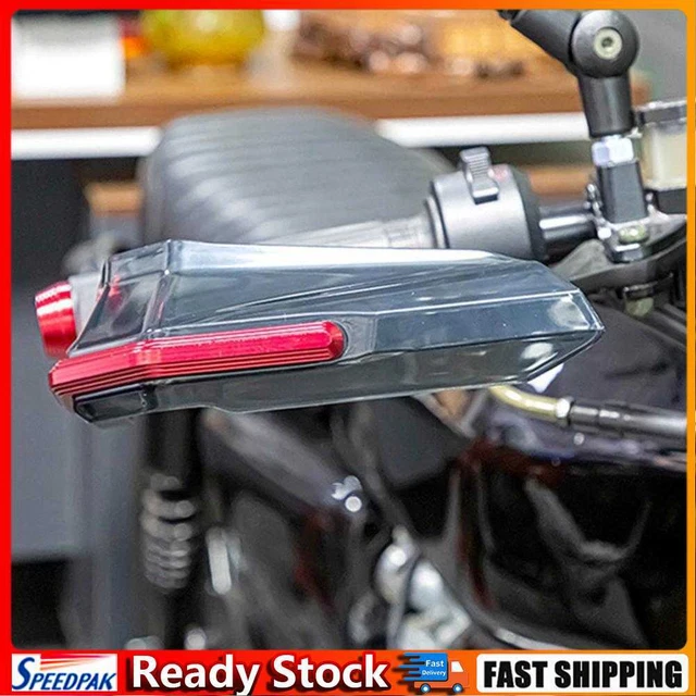 2pcs Motorcycle Hand Guard Protector Motor Part Windshield Handguard (Red)