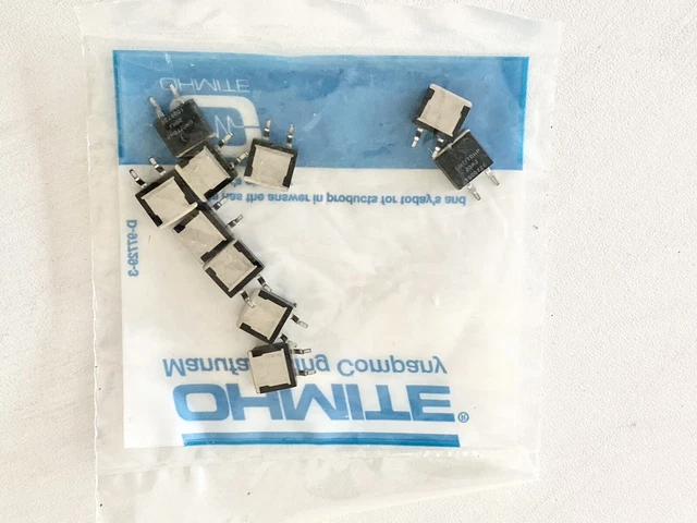 Lotto Di 10 Ohmite Transistore Omc / Tdh