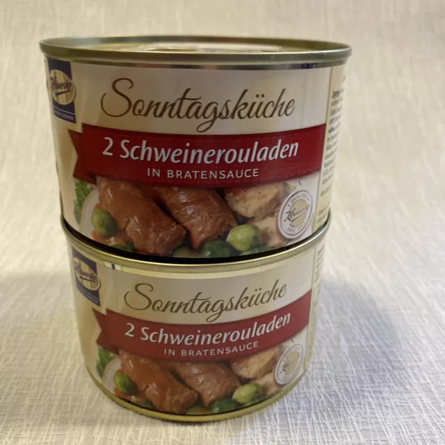 2x Keunecke 2 Oulade Maiale in Salsa Arrosto 2x400g Prodotto Orientale in Resina
