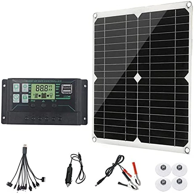 200 Watts Solar Panel Kit 100a 12v Battery Charger with Controller Caravan Boat