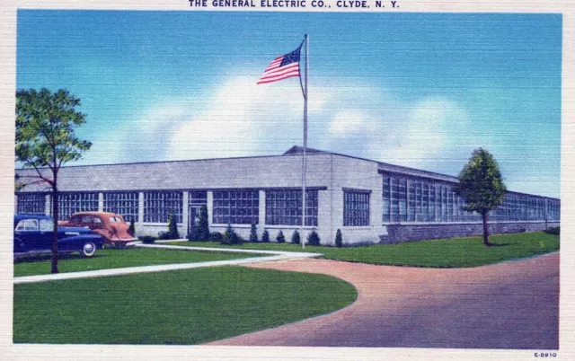 The General Electric Co Clyde New York Vintage Divided Back Post Card