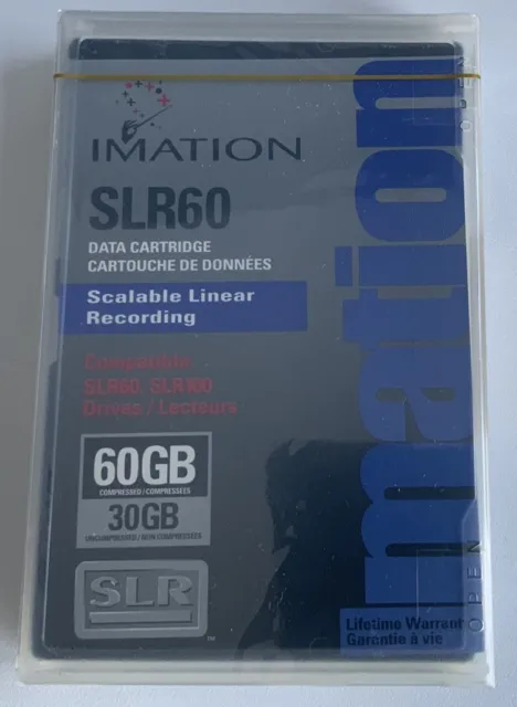 19 X Imation SLR60 SCALABLE LINEAR RECORDING DATA CARTRIDGE 30GB/60GB