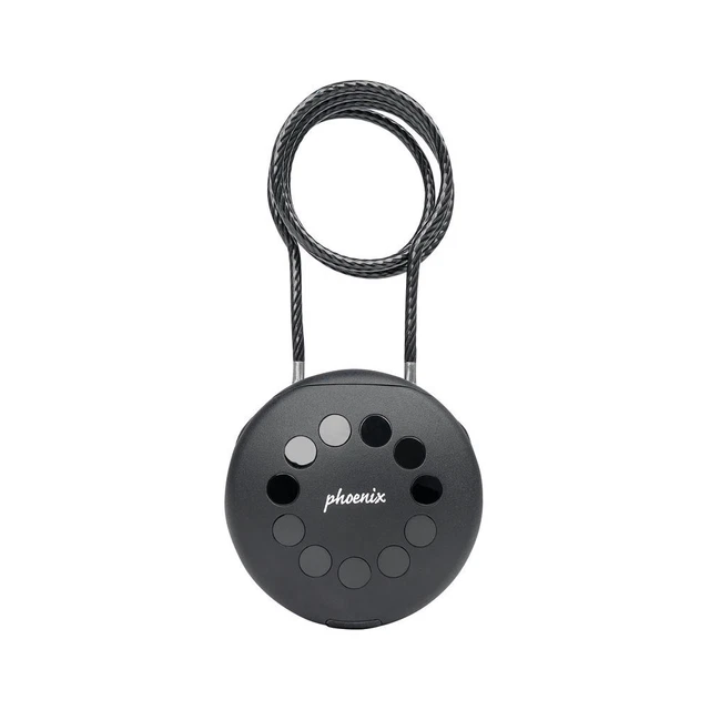 Phoenix Palm Smart cassaforte per chiavi con blocco elettronico e cavo di sicurezza nero KS0212