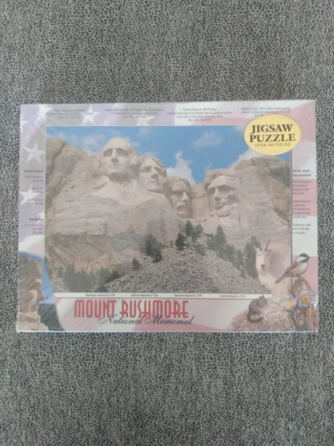 Mount Rushmore National Memorial Over 500 Piece Puzzle USA Patriotic