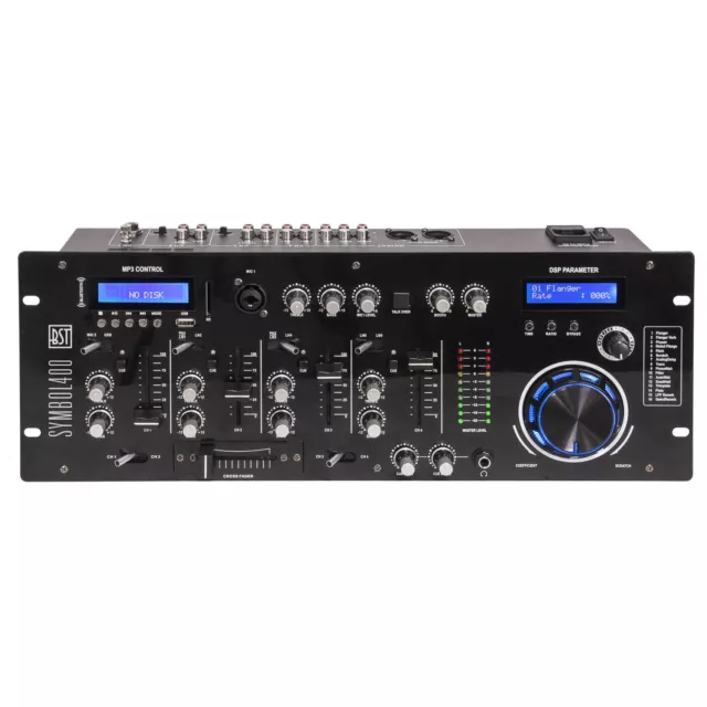 Bst Symbol400 4 Kanal Dj Mischpult Mit Bluetooth Und Dsp Party Disco Club Show