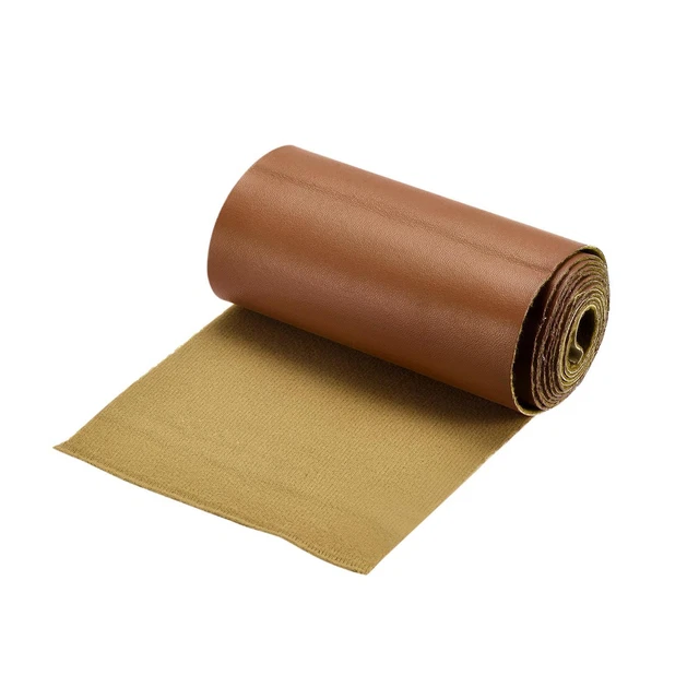 Sintetico Pelle Lenzuola,PU Pelle per Fare Artigianato,Cucire,10 x 135cm Caffè