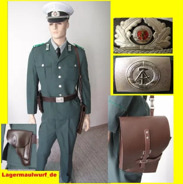 Volkspolizei NVA Uniform Gr.48 Fasching Karneval NVA Schirmmütze  NVA Effekten