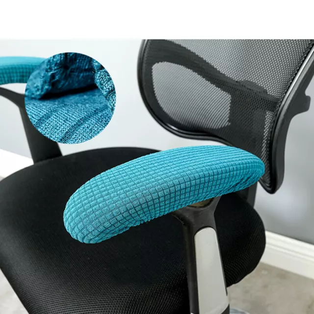 Office Computer Chair Arm Armrest Slipcovers Covers Pads Flexible  2pcs/Set X❤
