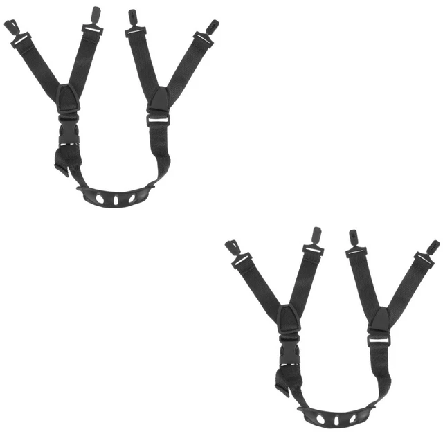 2x Elastic Universal Adjustable Helmet Strap for Helmet Replacement Safety