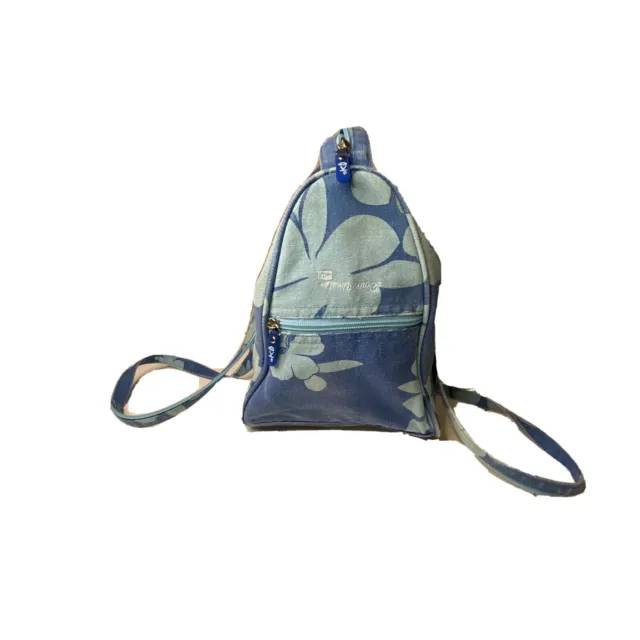KD Down Under Girls Floral Shoulder Bag Backpack Blue