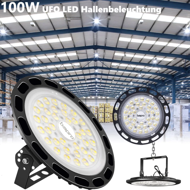 Illuminazione sala LED UFO 100 W faretto da soffitto lampada da officina lampada industriale DE