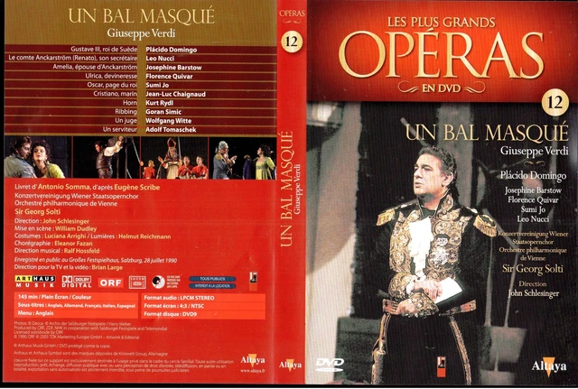 DVD Les plus grands operas 12 - Un bal masque - Verdi  | Theatre | Lemaus