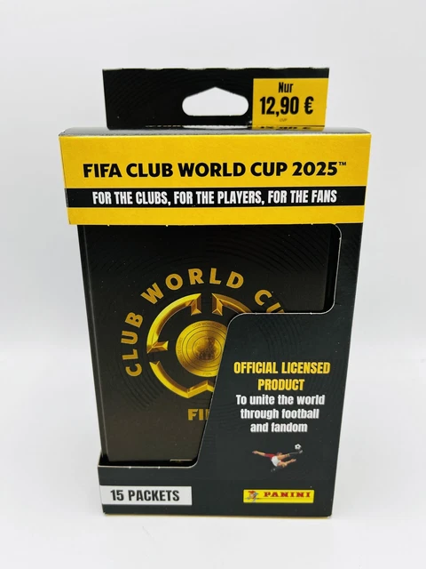 Panini FIFA Club World Cup 2025 – Boîte De 36 Pochettes De Stickers, Album Officiel Avec 580 Autocollants Dont 300 Spéciaux