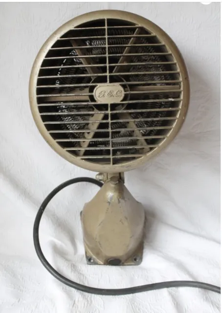 Mid Century Industrial G. E. C. Wall Mounted Fan Heater – Working