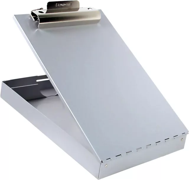 Saunders Recycled Aluminum Clipboard (Silver, Letter size, high capacity clip)