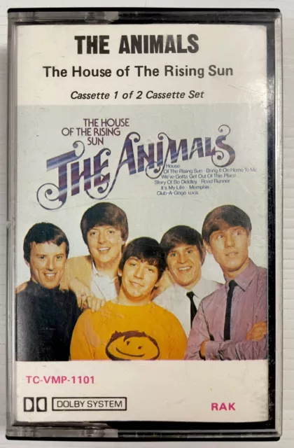 The Animals House Of The Rising Sun Cassette 1 Music Tape TC-VMP-1101 EMI 1965