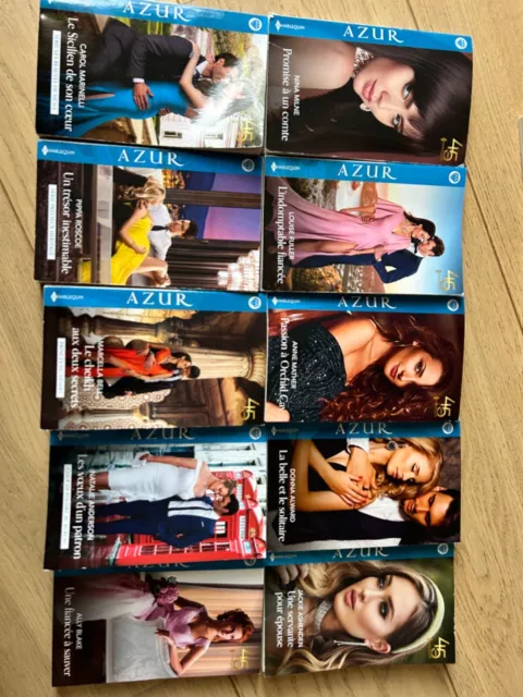 lot de livres harlequin azur