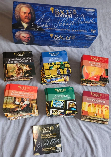 COFFRET INTÉGRALE DE Johann Sebastian Bach 155 diques CD complet BACH ...