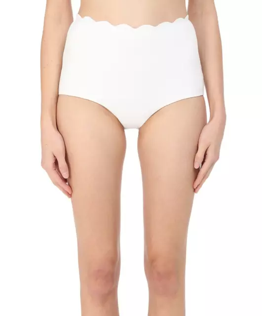 Marysia Off White Palm Springs High Waist Bikini Bottom Women's Size L L135804