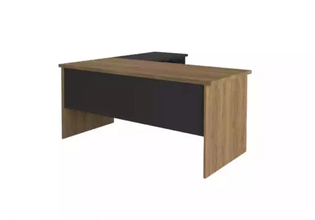 Scrivania ad angolo arredamento ufficio chef camera design moderno scrivania marrone