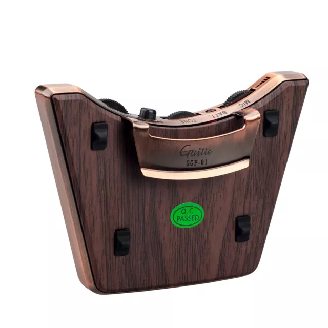 Acoustic Guitar Sound Hole Pickup Dual Pickup Modes Piezo + Mic Volume Tone K2Y4