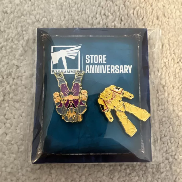 GAMES WARHAMMER Store Anniversary Pin Badges 2023 New and