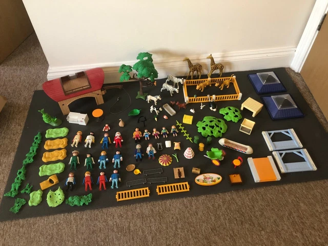 LOT-2: LARGE VINTAGE Playmobil / Geobra, Noah's Ark, Vet, Father