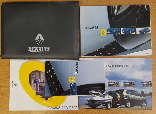 Renault Clio Iii 2001-2003  Owners Manual Handbook Wallet Pack D-478