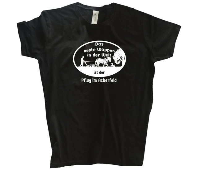Il Migliori Stemma Nella Welt Ist Pflug IN Ackerfeld Costruttore T-Shirt S - 3XL