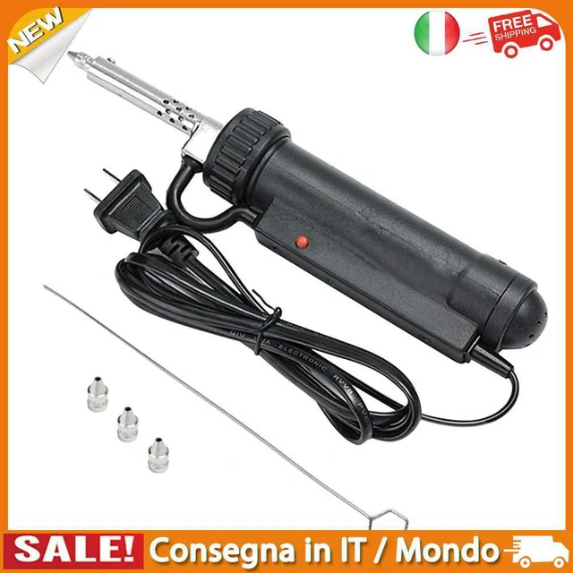 IT Automatic Vacuum Soldering Sucker Tin Removal Iron Pen 110V Electrical Tool S