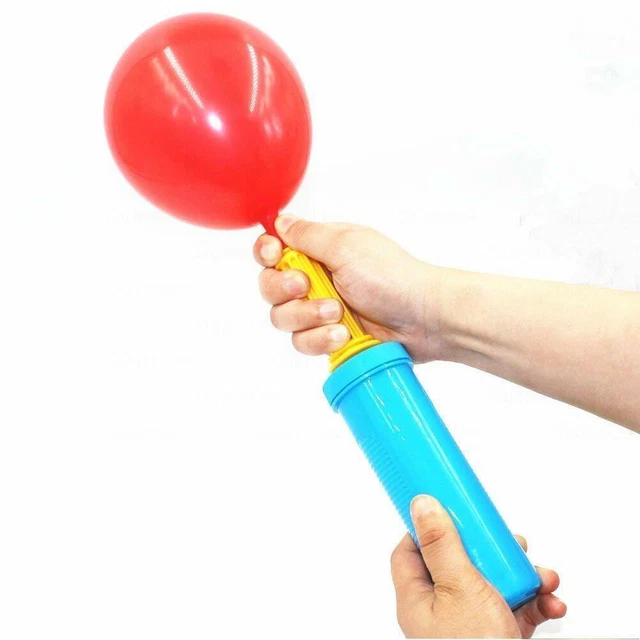 Double Action Manual Balloon Blower Inflator Luftpumpe für Ballonfarbe kann...