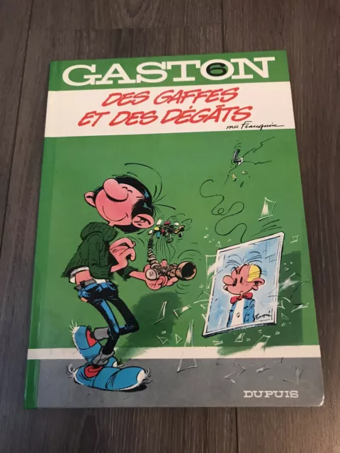 GASTON LAGAFFE tome 6 - des gaffes et des dégats - réédition 1980